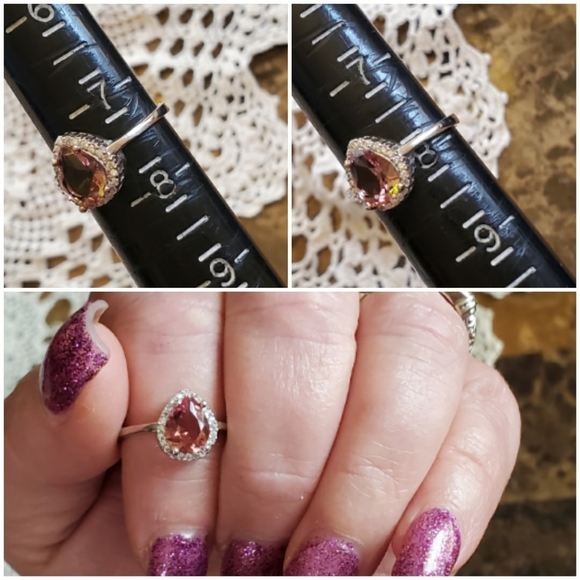 2ct Color Changing Alexandrite Ring Size 7.5 & 8 - Picture 8 of 8